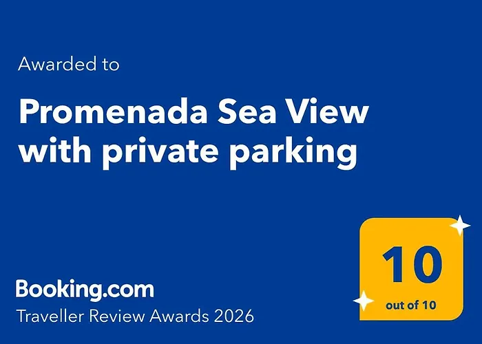 Promenada Sea View With Private Parking Апартаменты Нэводари